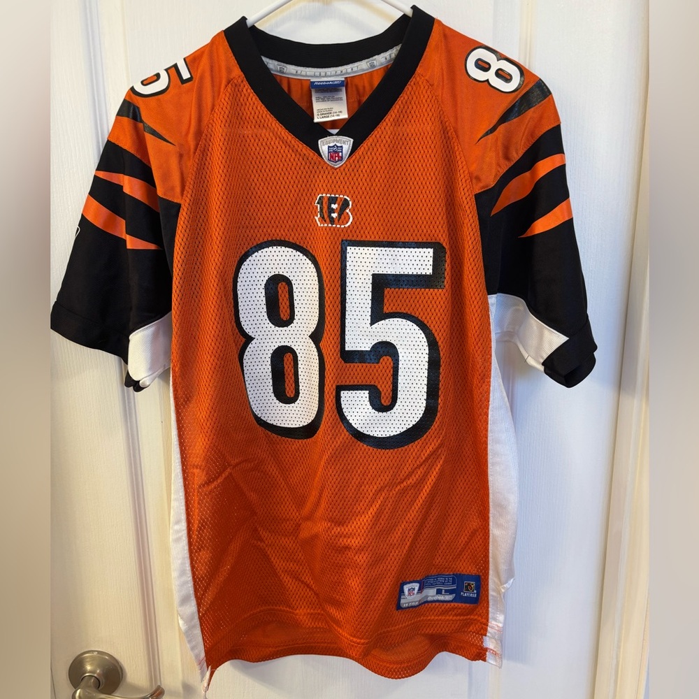 Boy’s Size 14-16 Reebok Cincinnati Bengals #85 Chad Johnson NFL Jersey